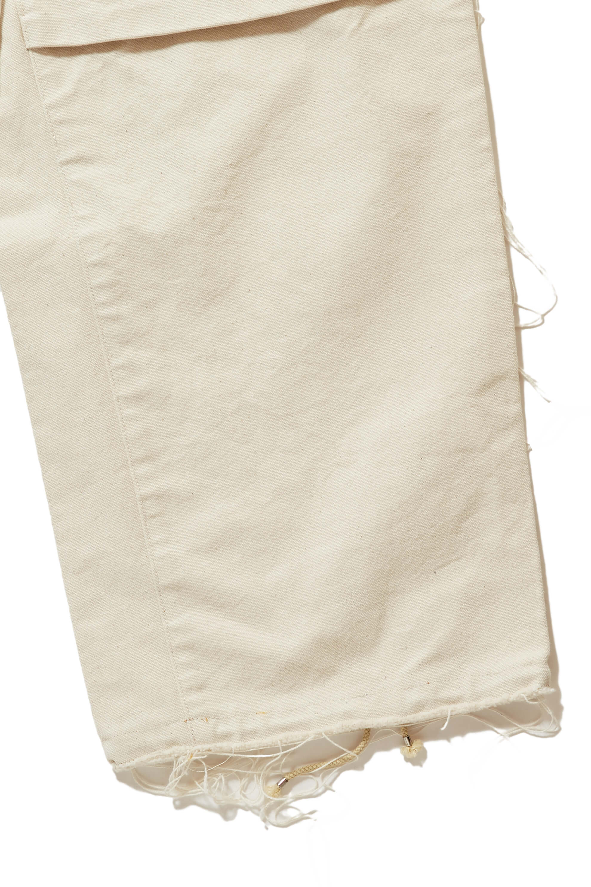 RAW-EDGE CANVAS CARGO PANTS – SUGARHILL TOKYO