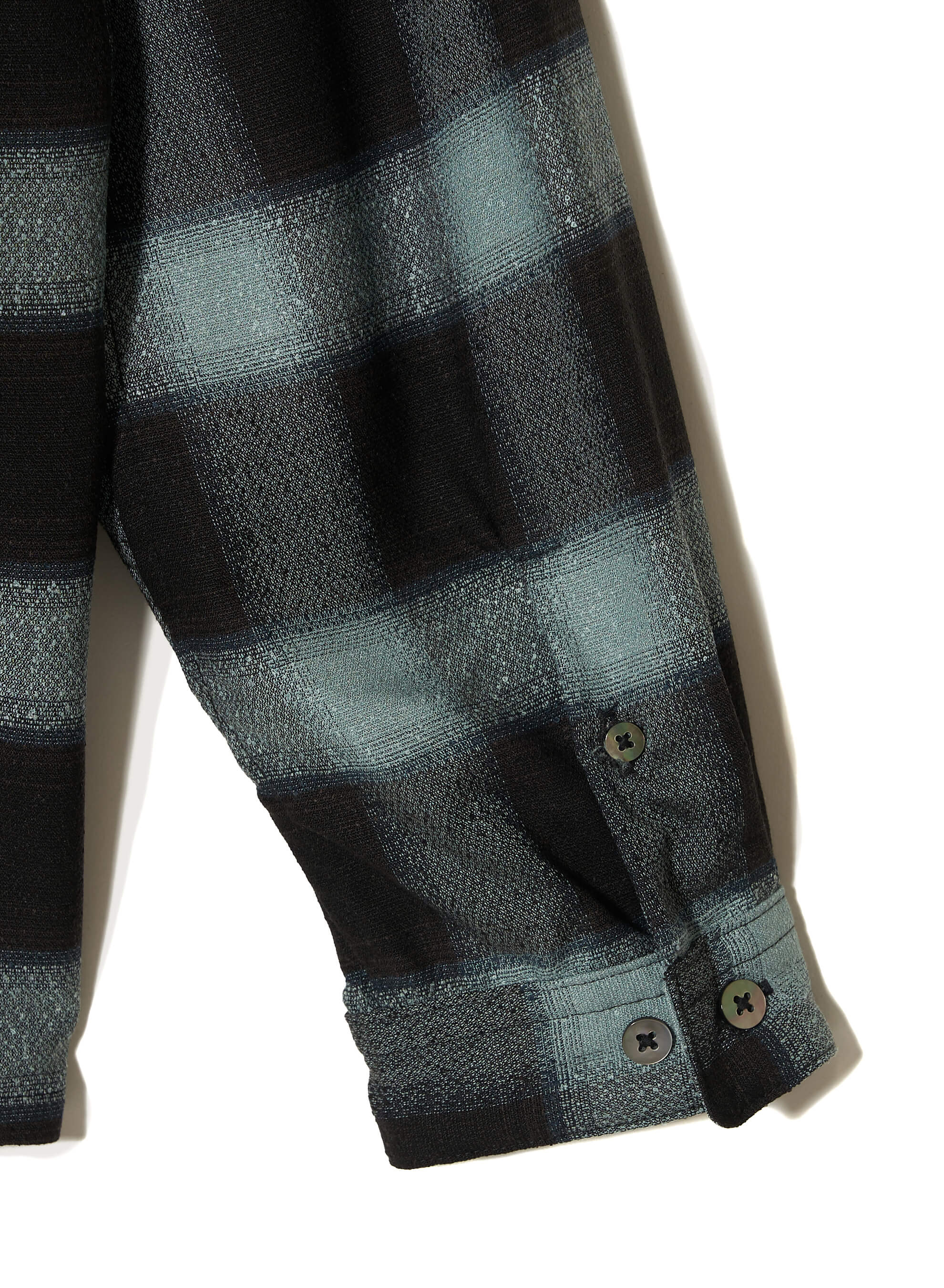 OMBRE PLAID OPEN COLLAR BLOUSE – SUGARHILL TOKYO