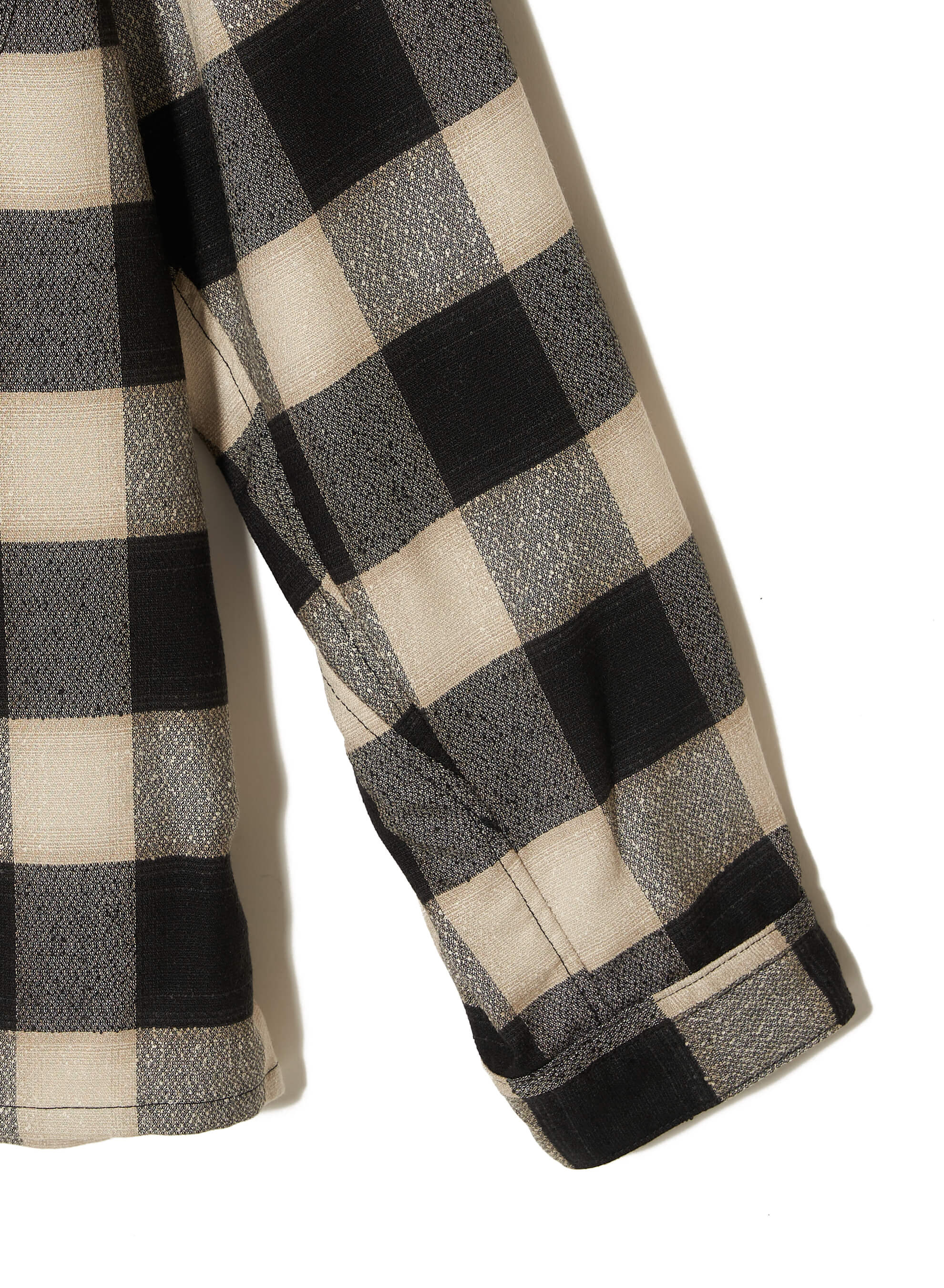 OMBRE PLAID OPEN COLLAR BLOUSE – SUGARHILL TOKYO
