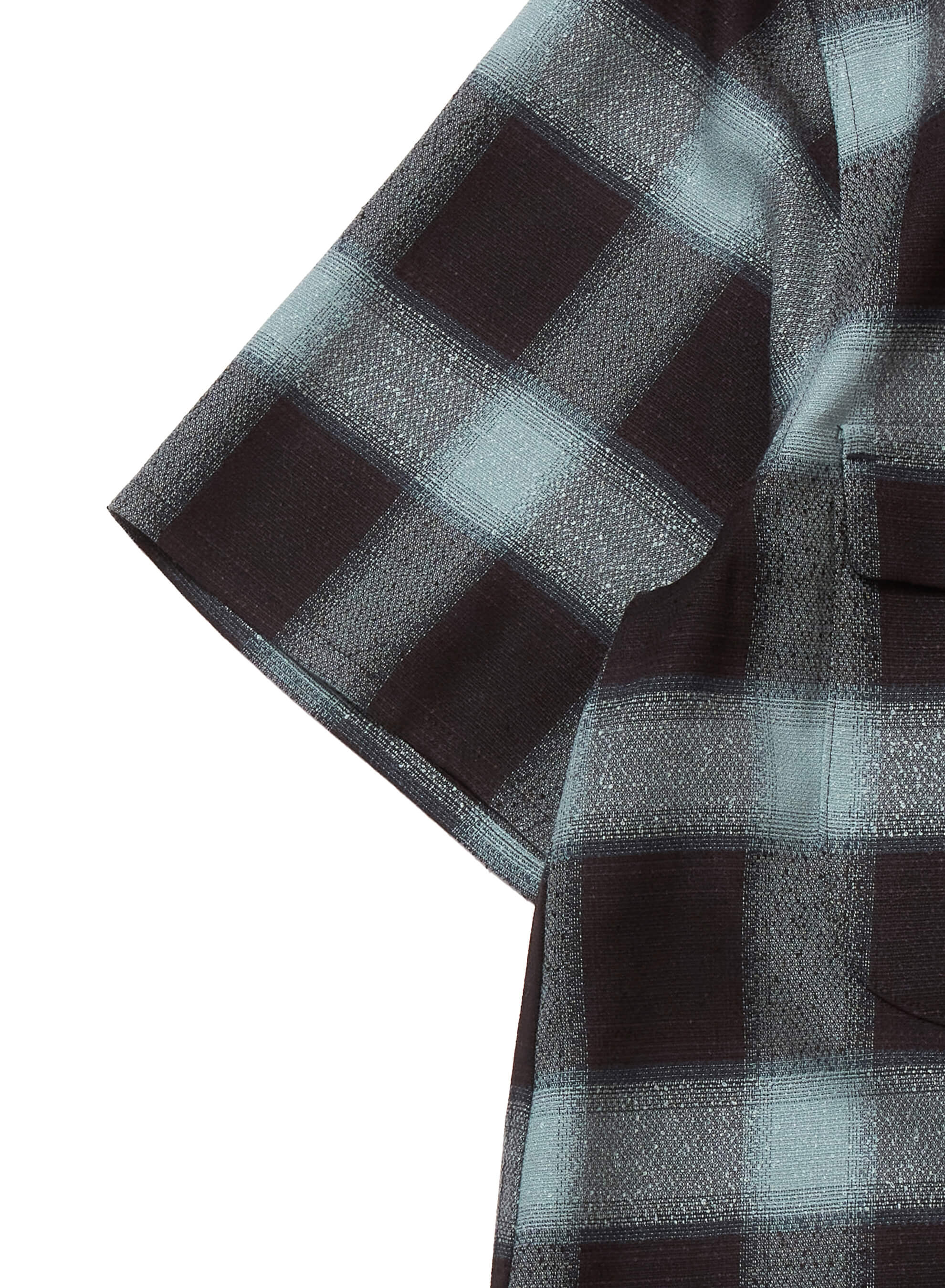 OMBRE PLAID LOOSE HALF SLEEVE BLOUSE – SUGARHILL TOKYO
