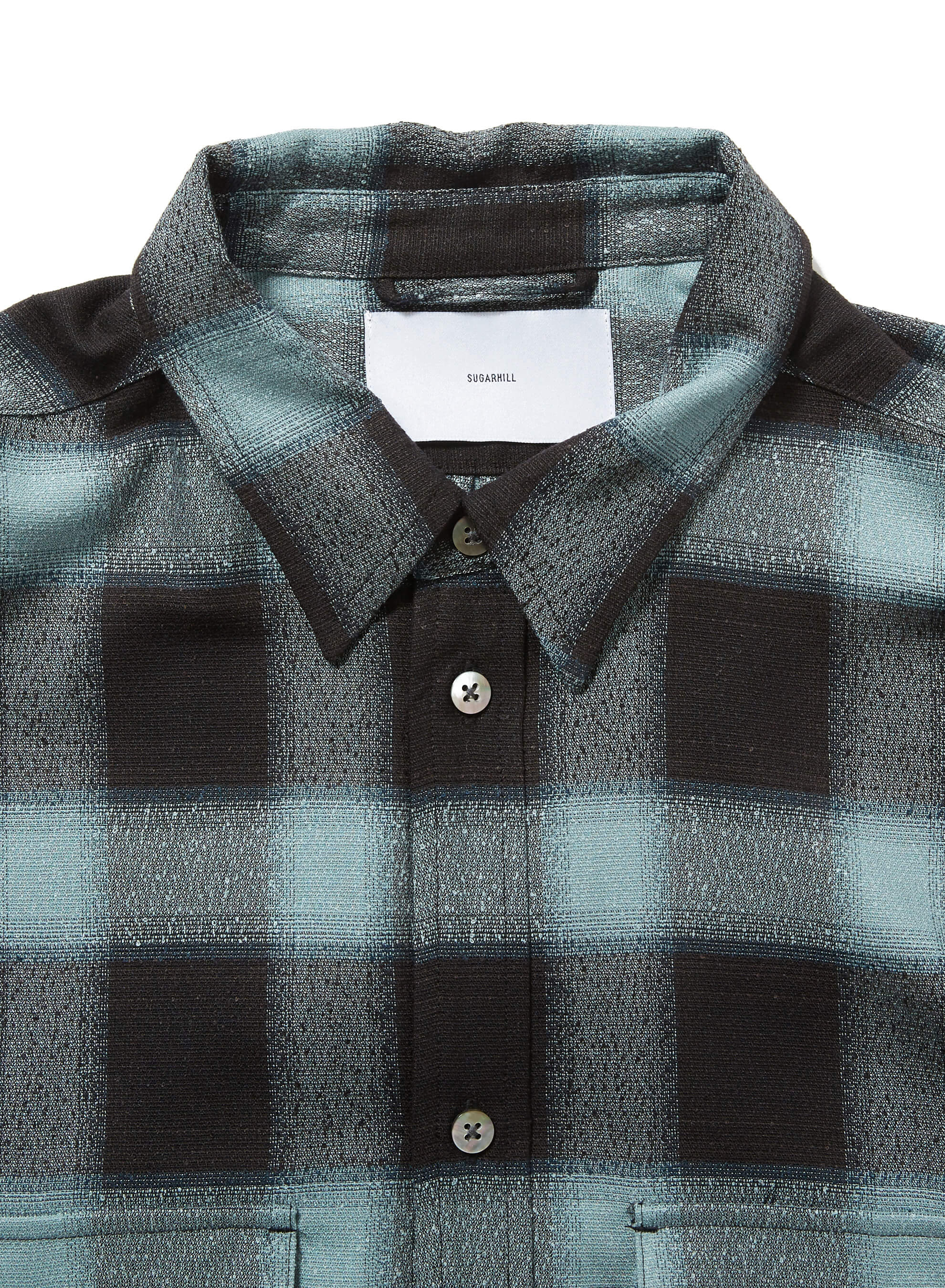 OMBRE PLAID CLASSIC COLLAR BLOUSE – SUGARHILL TOKYO