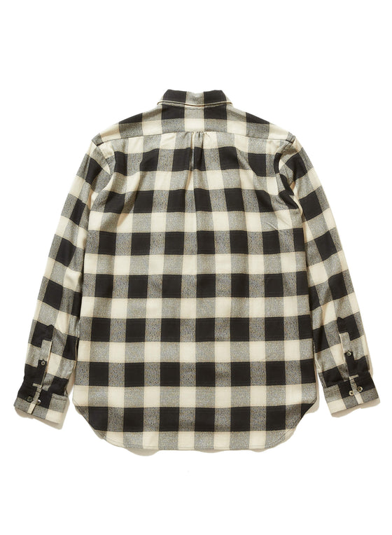 FRILL OMBRE PLAID BLOUSE