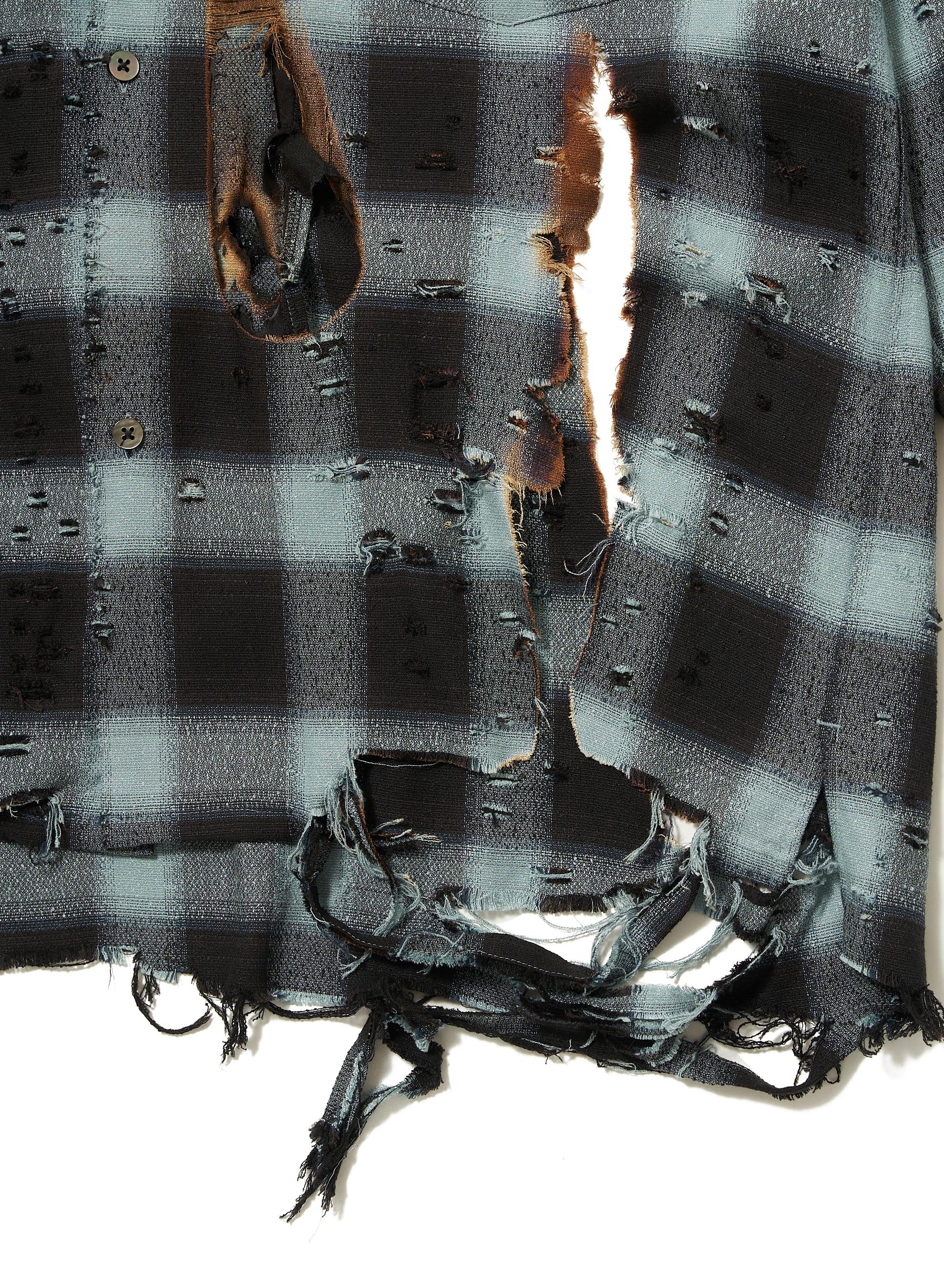 BURNT OMBRE PLAID BLOUSE – SUGARHILL TOKYO