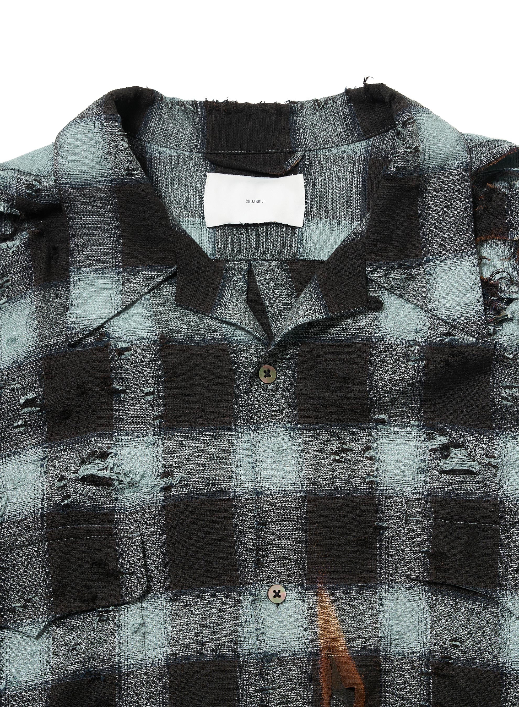 BURNT OMBRE PLAID BLOUSE – SUGARHILL TOKYO