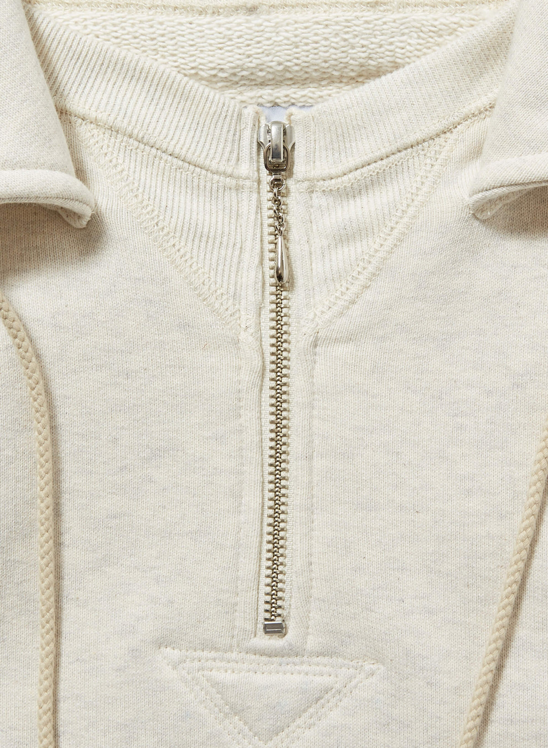 ATTACHED ZIP-UP HOODIE