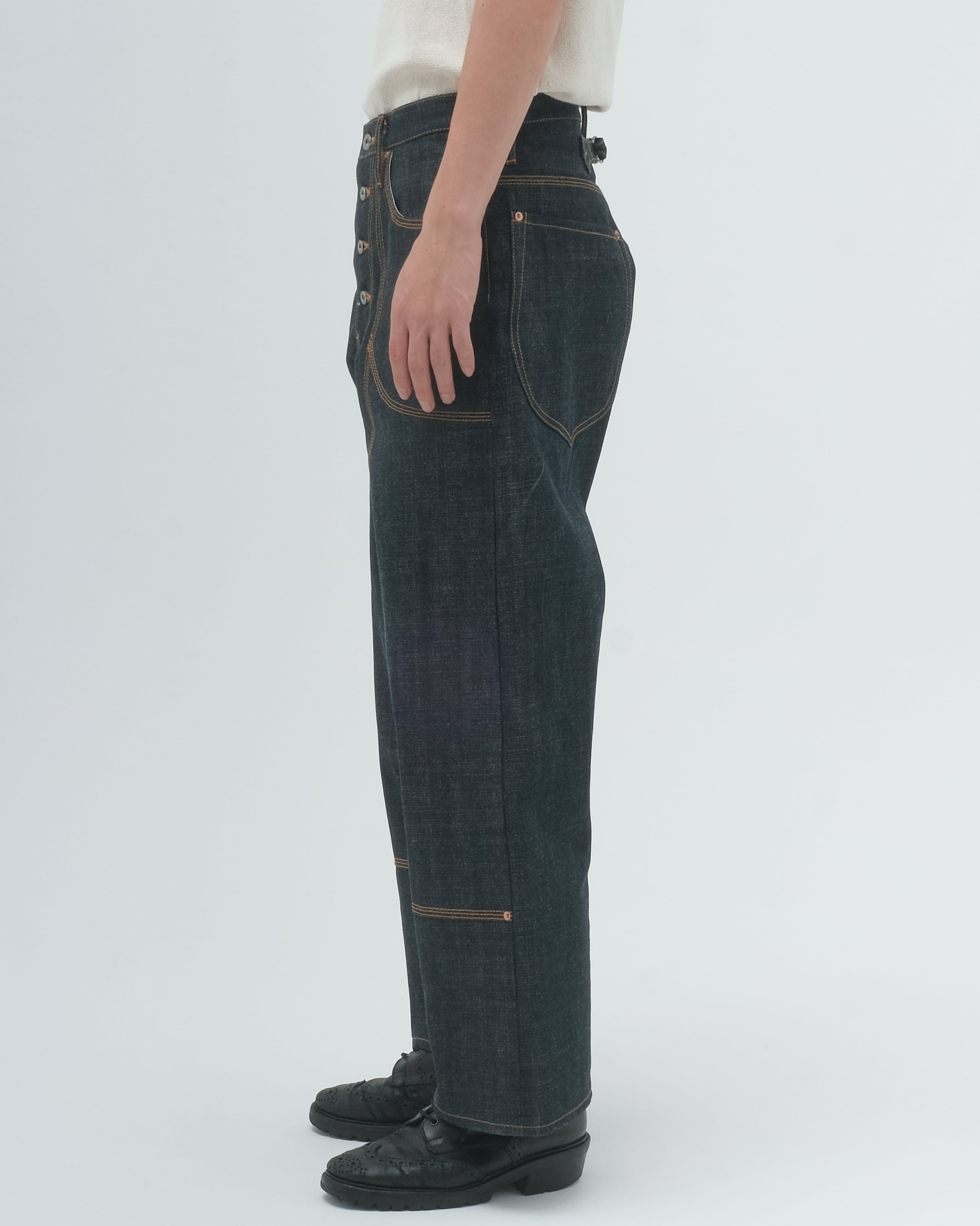 CLASSIC DOUBLE KNEE DENIM PANTS – SUGARHILL TOKYO