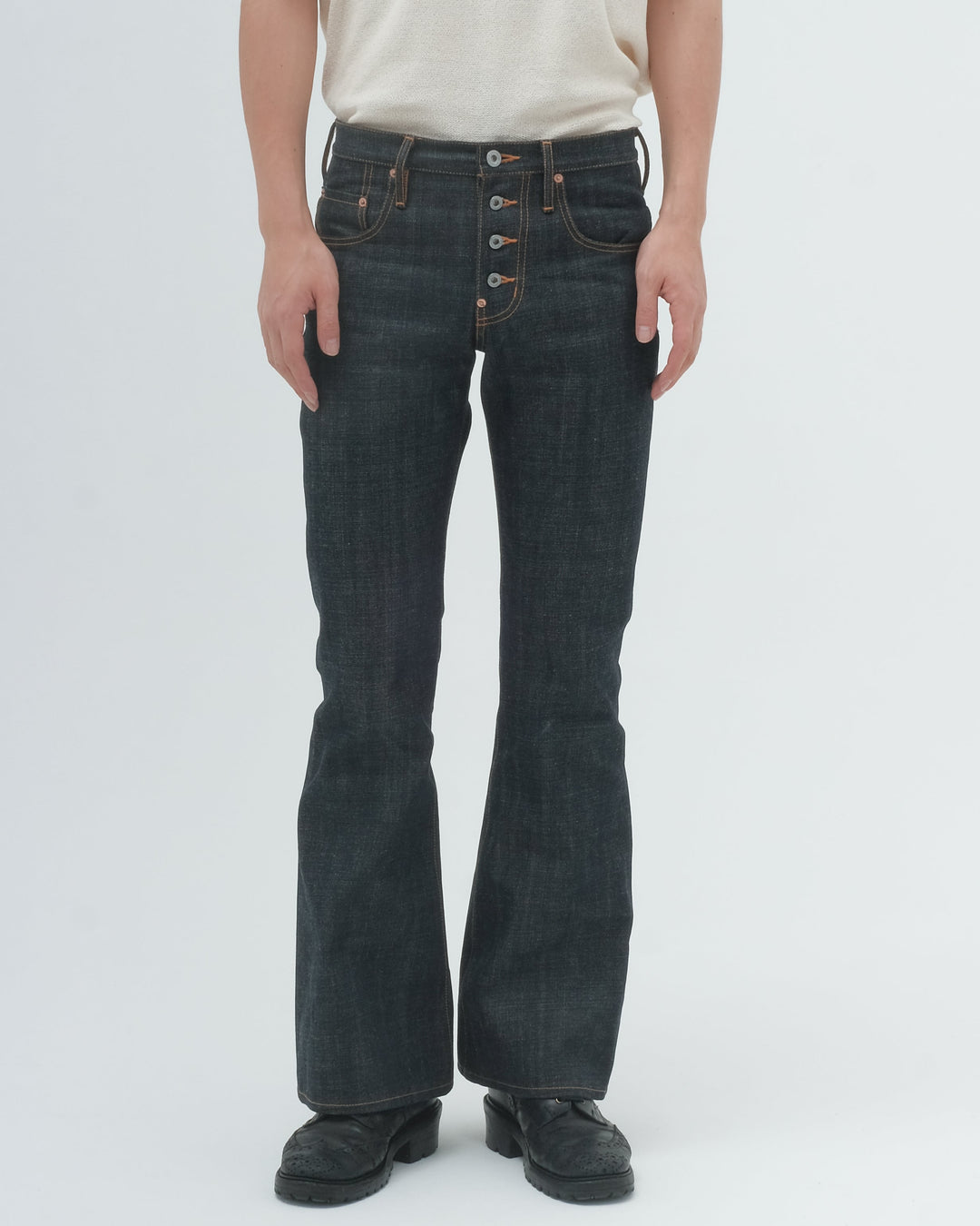 BELL BOTTOM DENIM PANTS