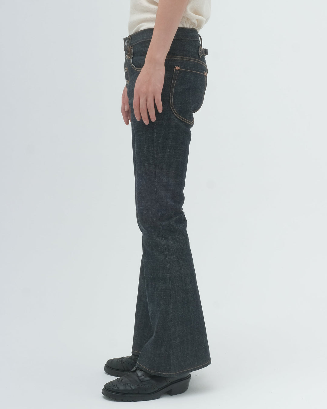 BELL BOTTOM DENIM PANTS